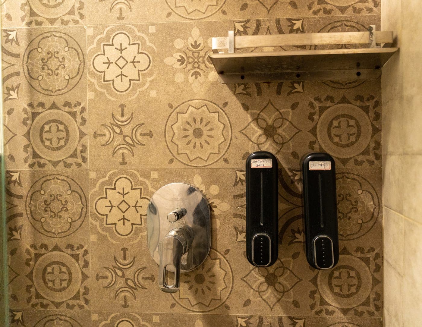 Guest bathroom with rain shower at The Elite Royale