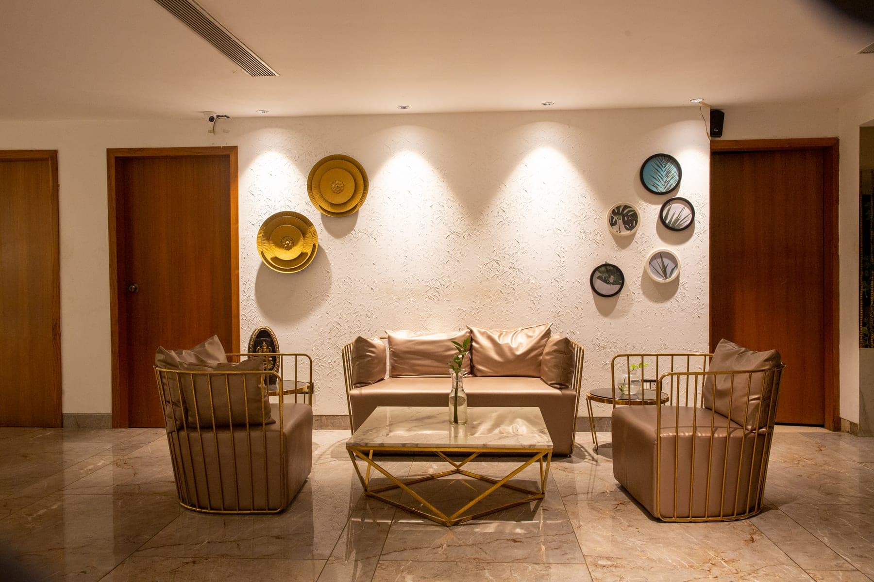 Lounge seating at The Elite Royale